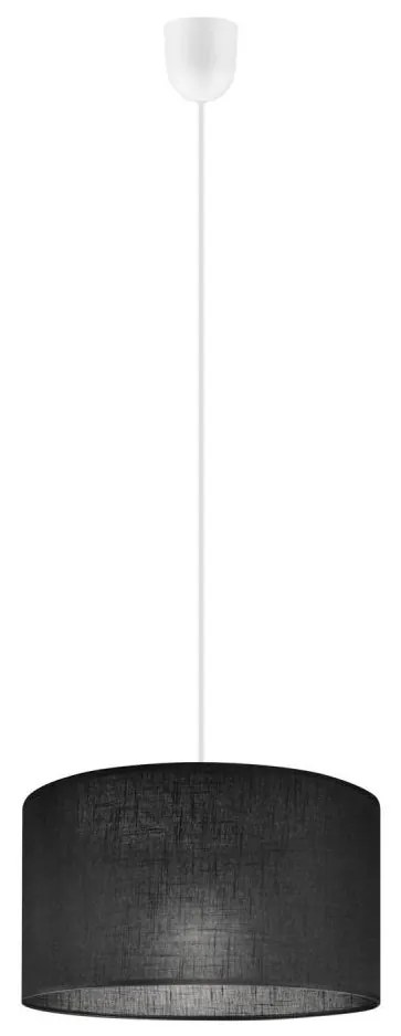 Lampadario a sospensione con filo SIRJA 1xE27/60W/230V nero