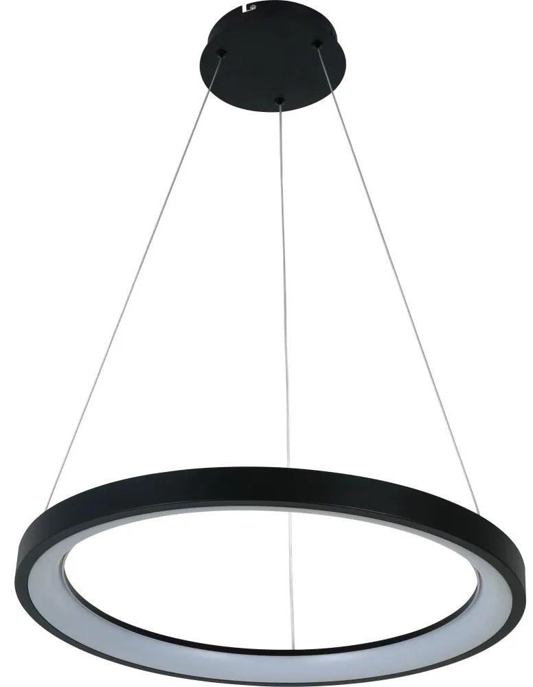 Brilagi - Lampada a sospensione dimmerabile su cavo FALCON SLIM LED/42W/230V Ø 50 cm nero + telecomando