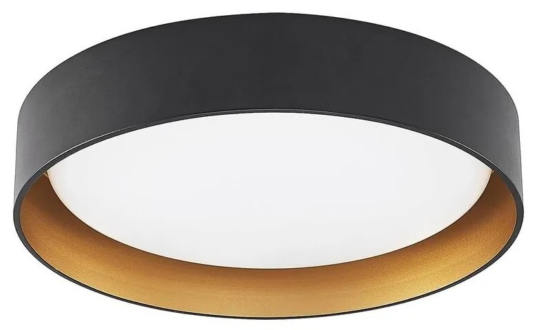 Lindby - Gracjan Plafoniera Black/Gold Lindby