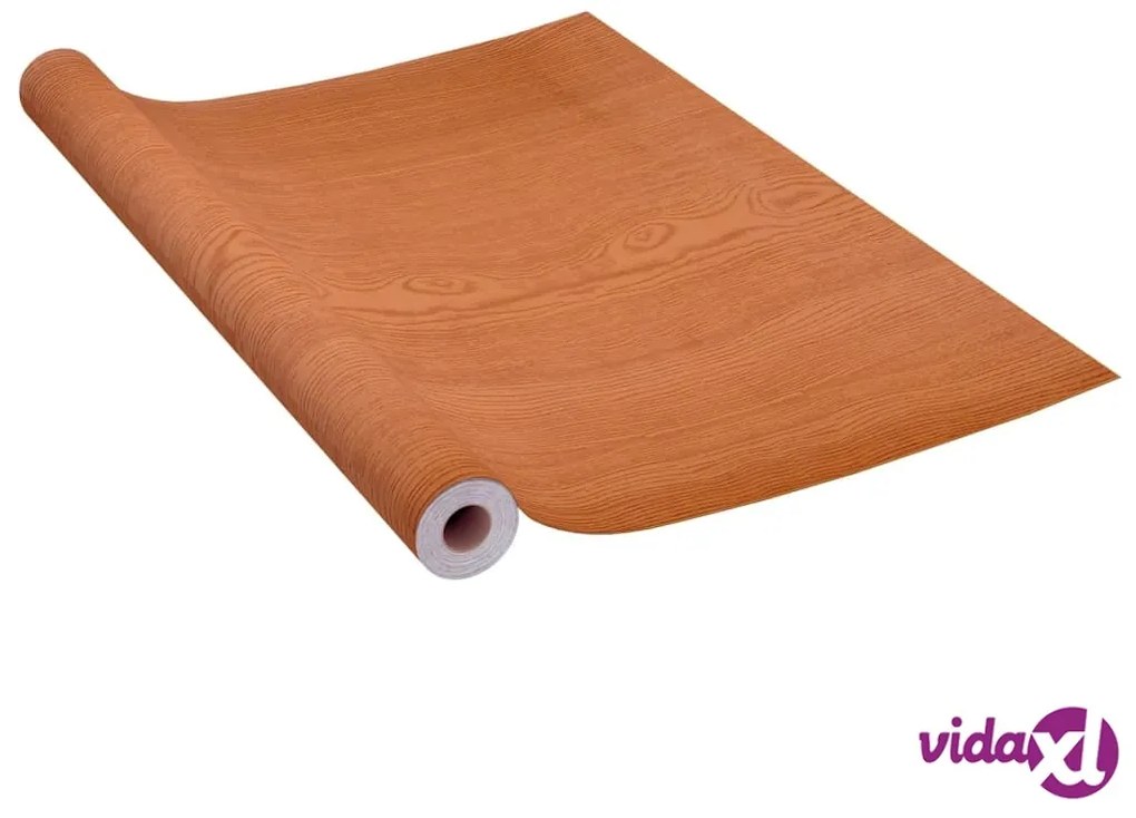 vidaXL Pellicole Autoadesive per Porte 2 pz Rovere Chiaro 210x90cm PVC