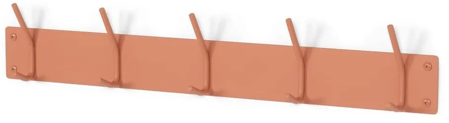 Attaccapanni da parete color salmone in metallo 70 cm Fusion – Spinder Design