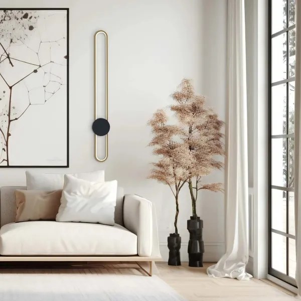 Applique LED FLORENTYNA LED/24W/230V 4000K oro/nero