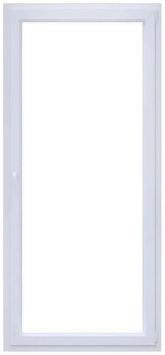 Portafinestra in PVC bianco L 80 x H 220 cm, 1 anta apertura a destra