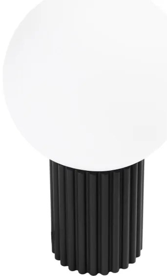 Sollux SL.1716 - Lampada da tavolo HALO 1xG9/8W/230V diametro 12 cm nero