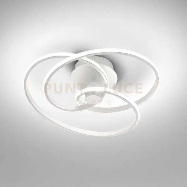 Diva p/p - plafoniera colore bianco a led 3000k 2500lm 40w dimmerabile