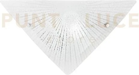 Applique a parete iside diamantato 1 luce attacco e27 40x9x18cm