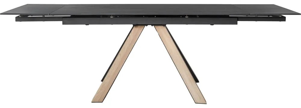 Tavolo da pranzo pieghevole in ceramica 90x160 cm Azur - Marckeric