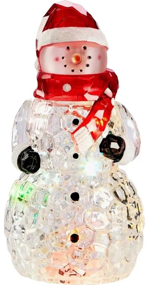 Markslöjd 706045 - Decorazione natalizia a LED HENRY LED/0,06W/3xAAA pupazzo di neve