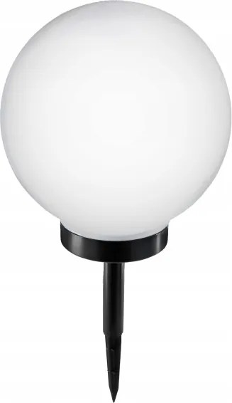 Lampada solare a LED LED/1,2V 6500K 200 mAh Ø 25 cm IP44 bianco/nero