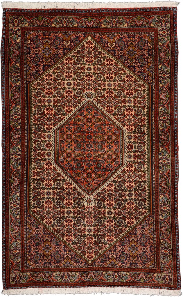 Bidjar Tappeto 150 x 90 Marrone (Iran) Annodato A Mano