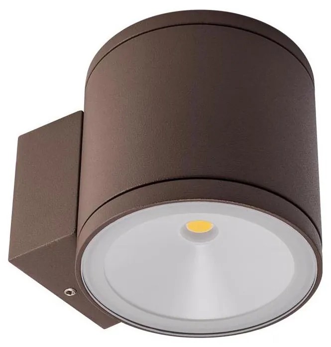 Redo 9596 - Applique da esterno LED ETA 6W/230V 3000K IP54, marrone