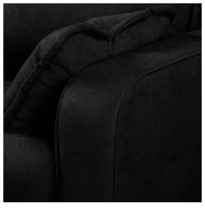 Divano angolare nero (angolo destro) Beata - Ropez