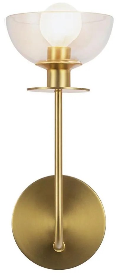 Alora Mood ALM-SYLVIA-1WB-BG-CL - Lampada da parete SYLVIA 1xE14/40W/230V, finitura oro