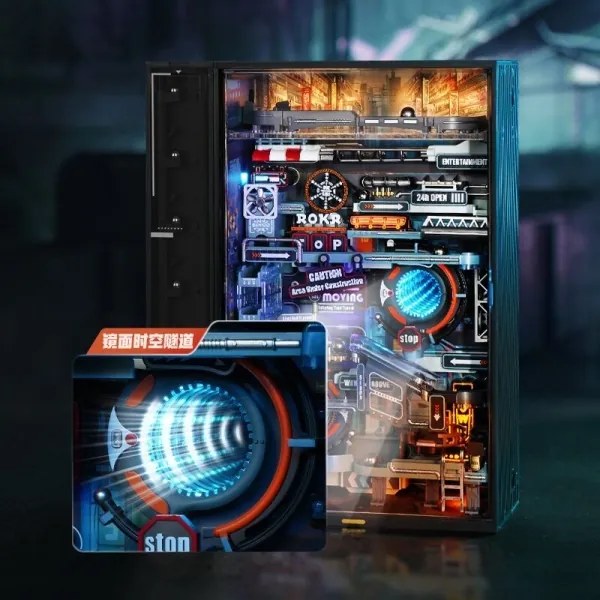 RoboTime - 3D meccanico puzzle a binario di marmo La città del passato