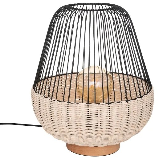 Atmosphera - Lampada da tavolo ANEA 1xE27/40W/230V rattan