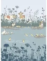 Little Greene Carta da parati Riverside Capers - Moo
