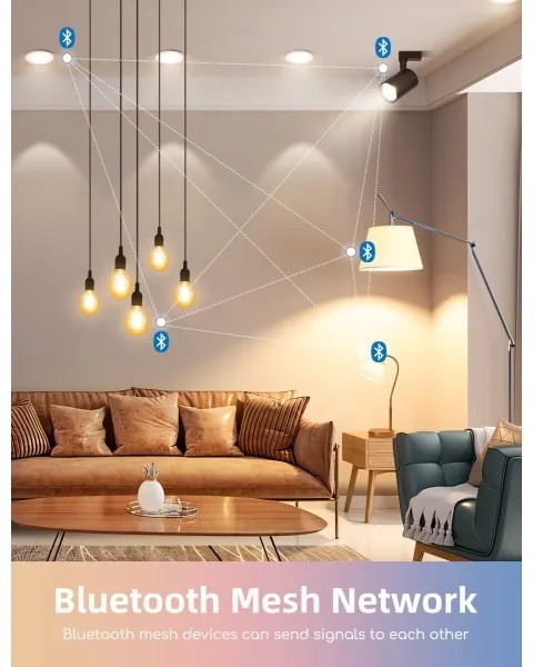 Set di 2 lampadine LED RGBW dimmerabili GU10 6,5W/230V 2700-6500K Wi-Fi - Aigostar