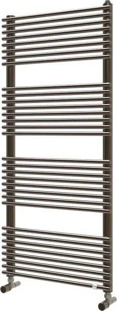 Termoarredo bagno DE'LONGHI 107.7x50 cm interasse 450 mm bronzo serie Slim