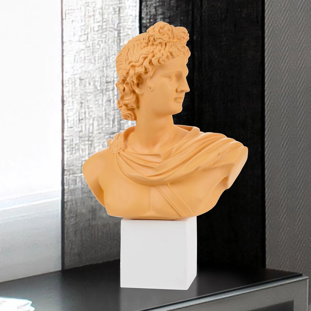 BONGELLI PREZIOSI BUSTO DI APOLLO ARANCIO