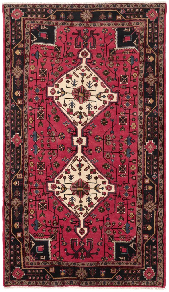 Hamedan Tappeto 150x260 (Iran) Annodato A Mano