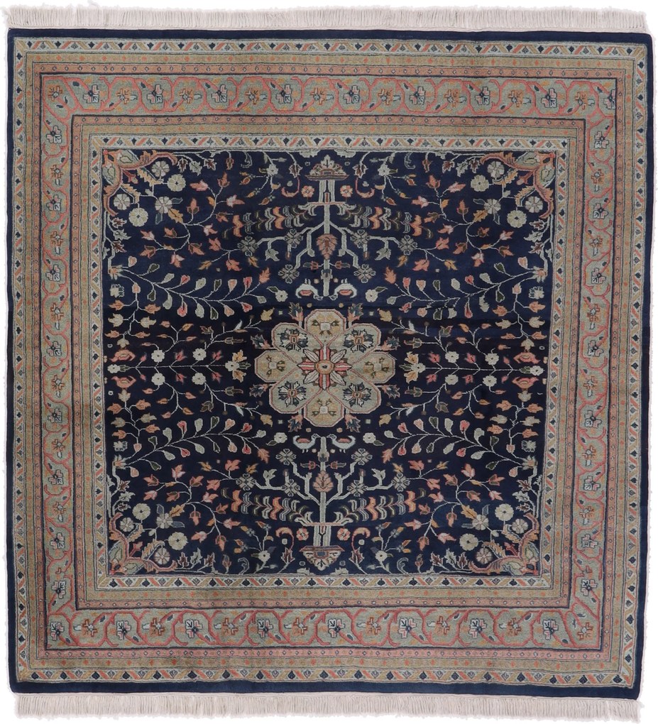 Kashan Tappeto orientale 210 x 220 (Indian) Annodato A Mano