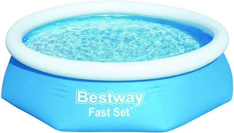 PISCINA FAST SET AUTOPORTANTE TONDA CM.244X61H. SENZA FILTRO cm.244x61 capacitÃE lt.1880 (art.57448) BESTWAY