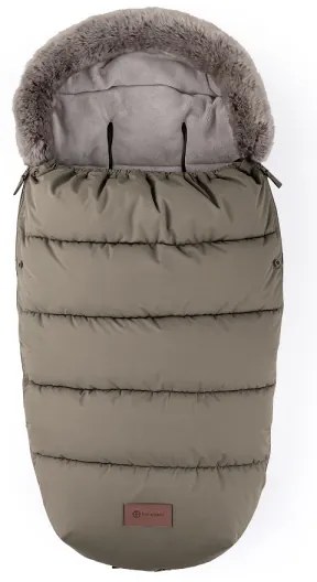 PETITE&MARS - SET Sacco per passeggino 4 in 1 COMFY + muffole per passeggino FURRY Mocha