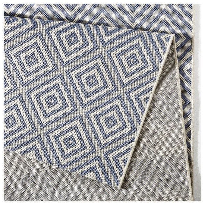 Tappeto blu per esterni , 140 x 200 cm Karo - NORTHRUGS