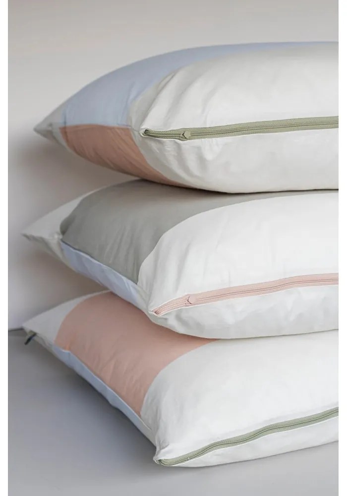 Set per letto singolo esteso azzurro in percalle in cotone 140x220 cm Colore - Mette Ditmer Denmark