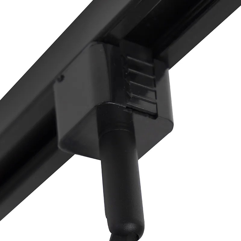 Sistema di illuminazione a binario Smart nero monofase a 5 luci con Wifi GU10 - Iconic Jeany