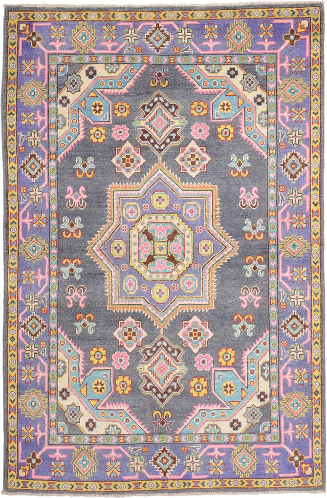 Kazak Tappeto 120x180 (Pakistan) Annodato A Mano