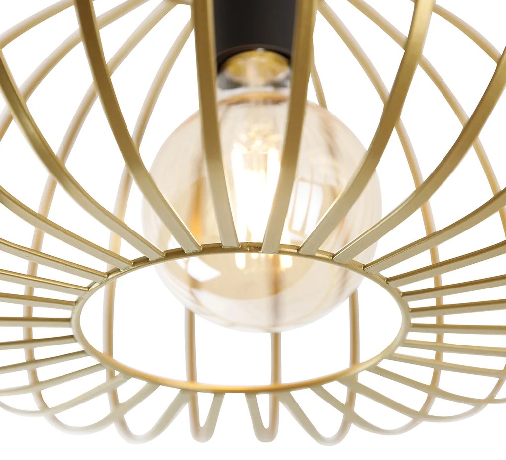 Lampada da soffitto intelligente oro 39 cm incl. Wifi G95 - Johanna