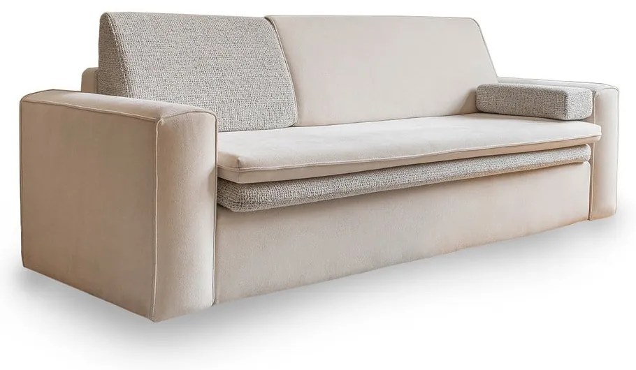 Divano beige allungabile 237 cm Wilson – Miuform