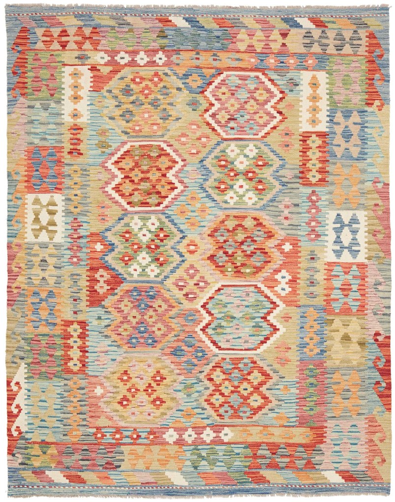 Kilim Tappeto 150x190 (Pakistan) Tessuto A Mano