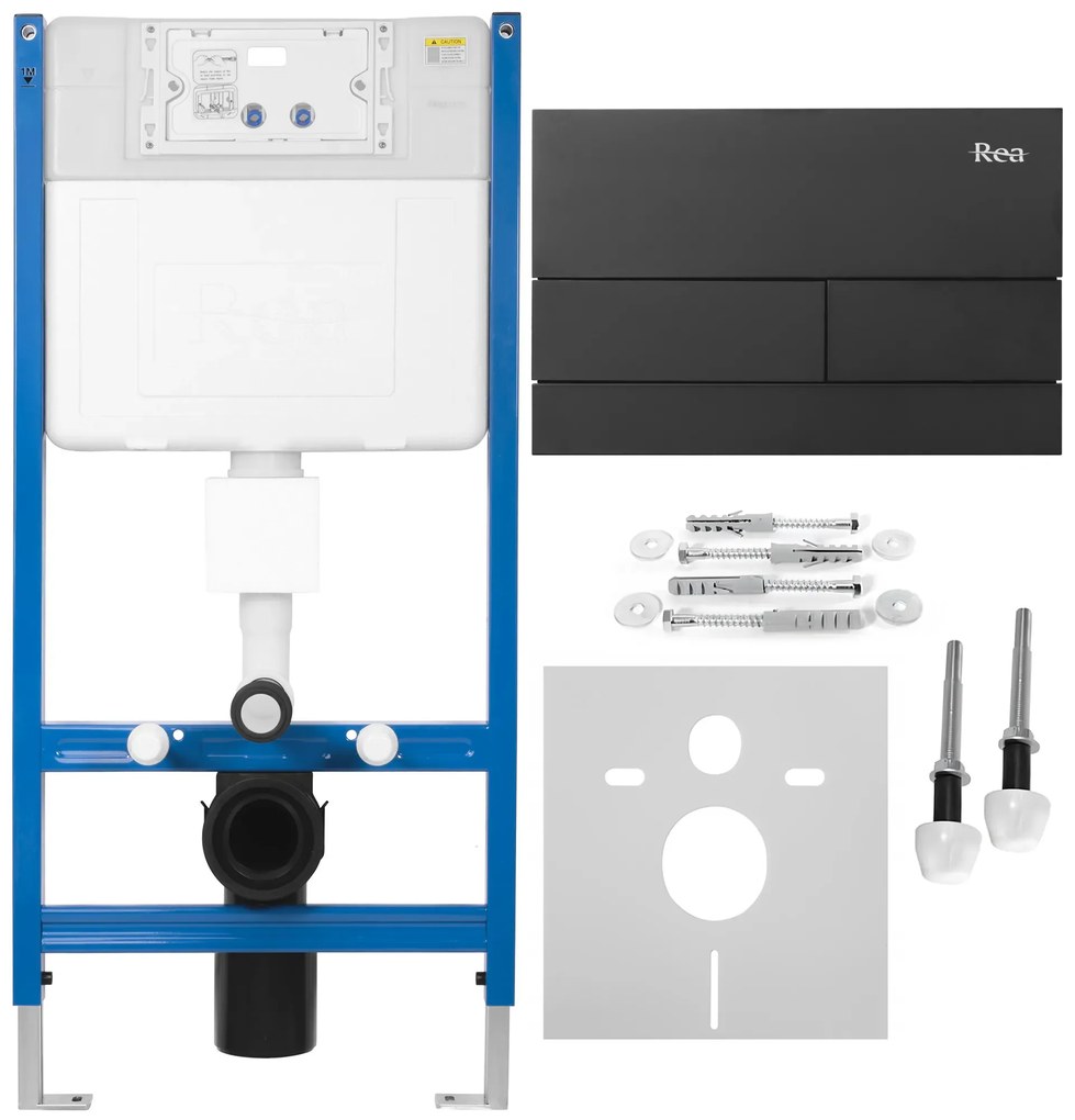 Telaio WC da incasso K011A-Q Rea T Black