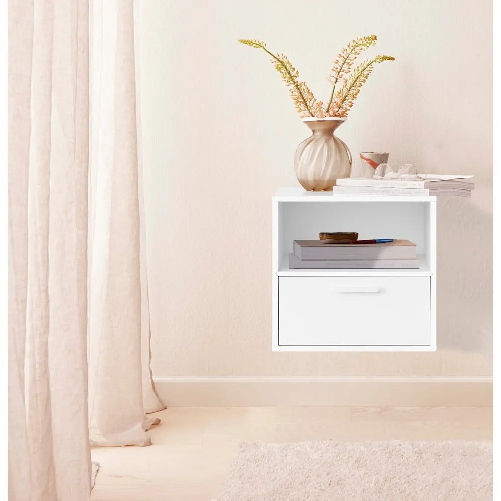 Comodino sospeso bianco Keep by Hammel - Hammel Furniture