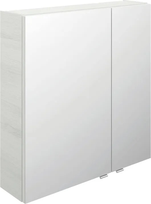 Specchio contenitore Image bianco PELIPAL, 2 ante apertura da destra e sinistra P 17 x L 70 x H 70.3 cm