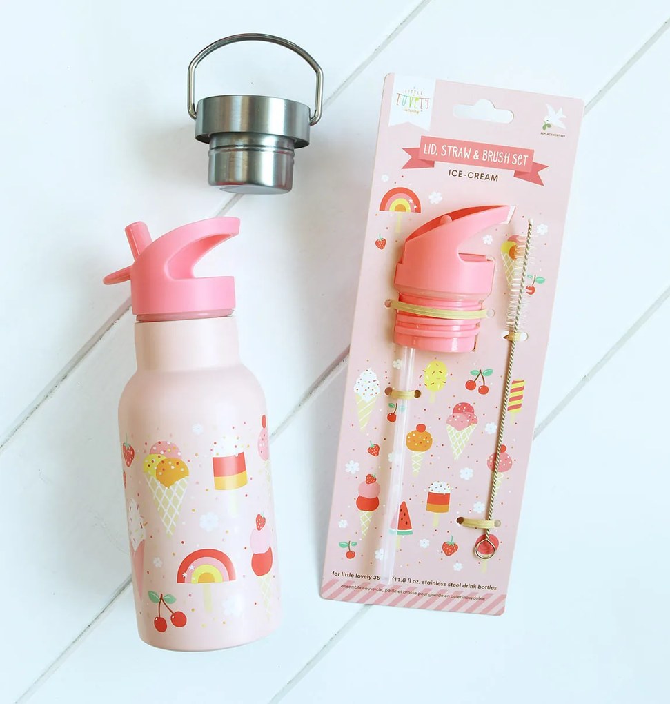 A Little Lovely Company - accessori per borraccia in acciaio inox - gelato