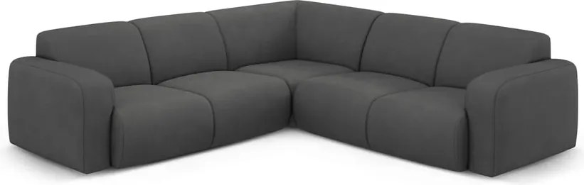 Divano angolare grigio scuro (angolo variabile / a L) Molino - Micadoni Home