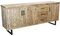 Madia a tre ante e tre cassetti in Legno,Metallo cm 200x45x83 - MARTIE