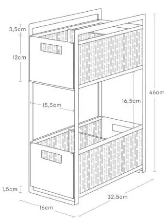 Ripiano aggiuntivo Tower - YAMAZAKI