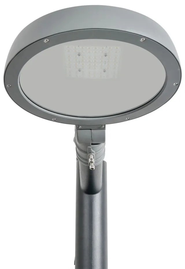 Lampione Stradale LED 40W, 147lm/W, IP65 Snodo Ø68mm - OSRAM LED Colore Bianco Caldo 3.000K