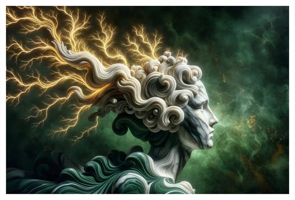Quadro su tela – Dea della tempesta con forza elettrizzante