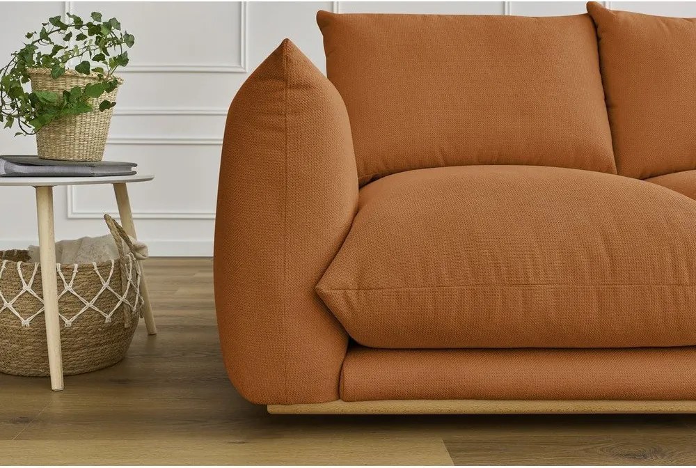 Divano arancione 193 cm Ernest – Bobochic Paris