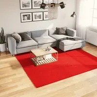 Tappeto OVIEDO a Pelo Corto Rosso 240x240 cm 375628