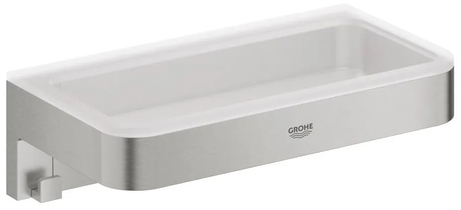 GROHE 41107DC0 - Mensola per doccia START CUBE 200 mm in acciaio inox