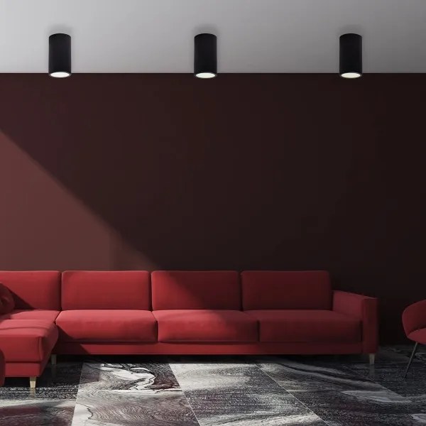 Faretto CLEO 1xE27/24W/230V nero