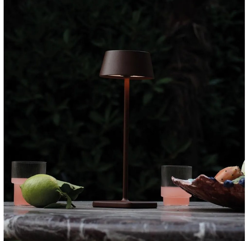 Ideal Lux - Lampada touch dimmerabile PURE LED/1,5W/3,7V CRI 90 IP54 marrone