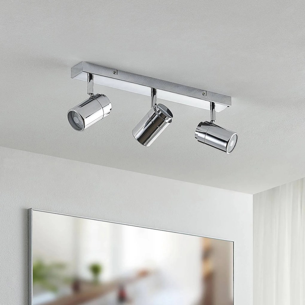 Lindby Remilan fatto da soffitto, cromo, lungo