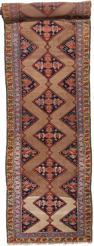 Shirwan Tappeto orientale 490x100 Marrone (Russia) Annodato A Mano